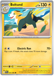 Boltund 031/094 Reverse Holo | Mega Evolution – Phantasmal Flames by Worth the XP on MYNTED