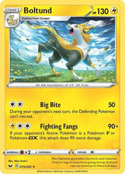 Boltund (Reverse Holofoil) (075) Sword & Shield Base Set Holo Rare 075/202 by PokeSource on MYNTED