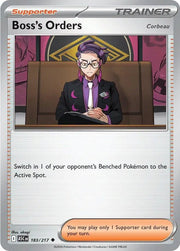 Boss's Orders 183/217 - Ascended Heroes - Reverse Holofoil by Light Collectibles on MYNTED