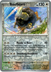 Bouffalant [Reverse Holo] 151 Pokemon Surging Sparks by Moe‘s Vault on MYNTED
