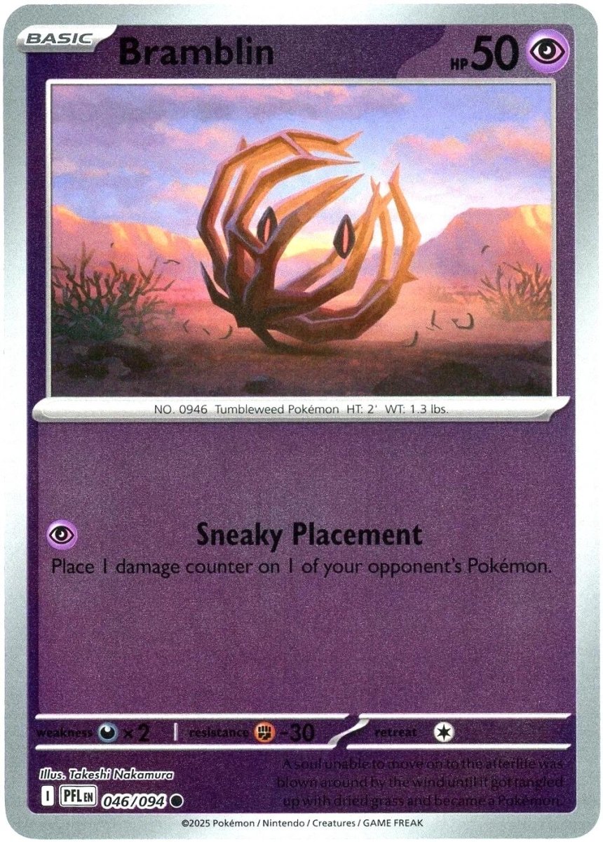 Bramblin [Reverse Holo] 46 Pokemon Phantasmal Flames by Moe‘s Vault on MYNTED