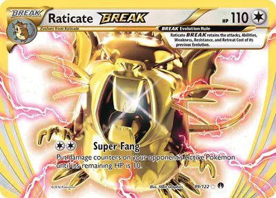 Breakpoint Raticate BREAK 89/122 - LP by PlayVault on MYNTED