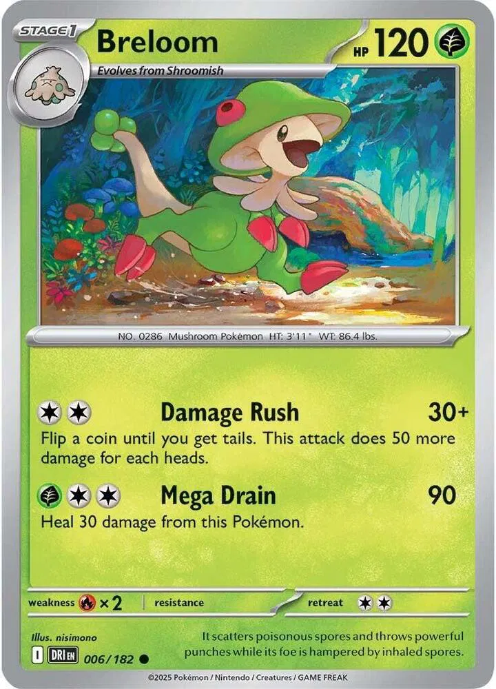 Breloom 006 - Destined Rivals by PokéPW on MYNTED