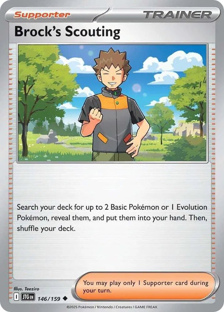 Brock's Scouting 146/159 · Normal (Journey Together) by Meeho Collectz on MYNTED
