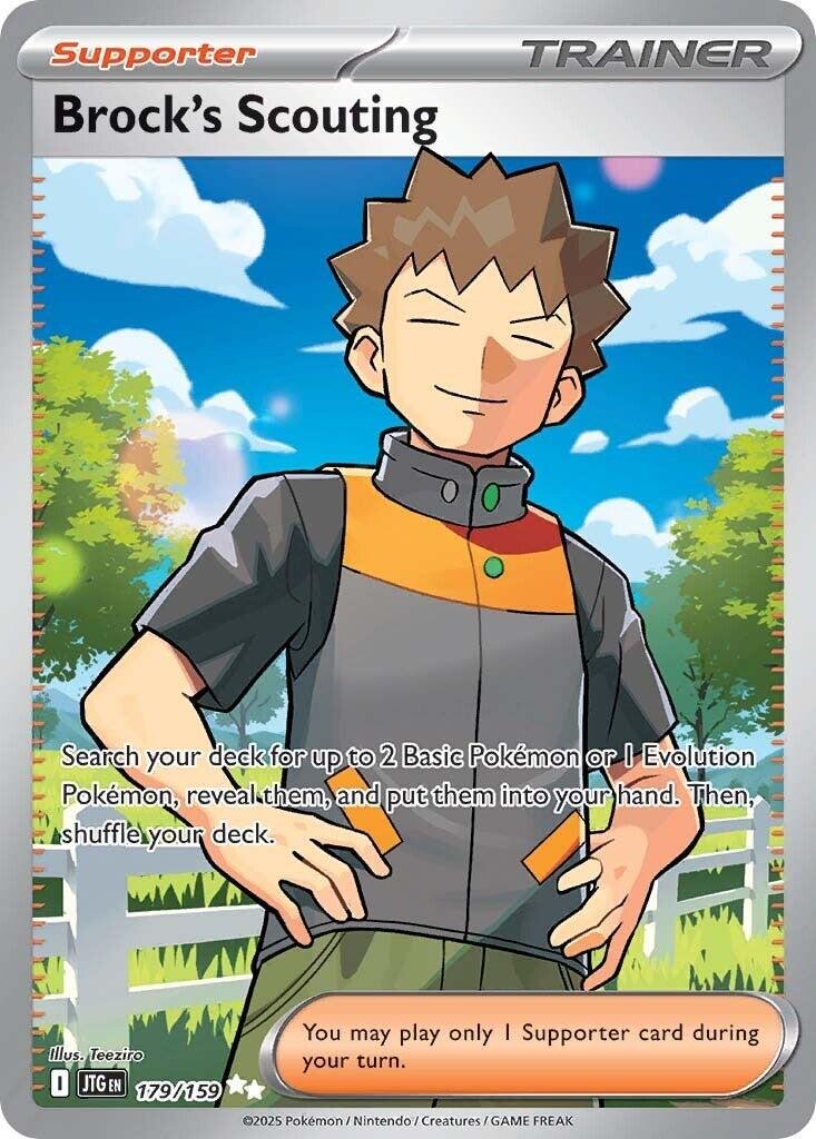 Brock's Scouting 179/159 Ultra Rare Journey Together Pokemon TCG by Coolectibles on MYNTED