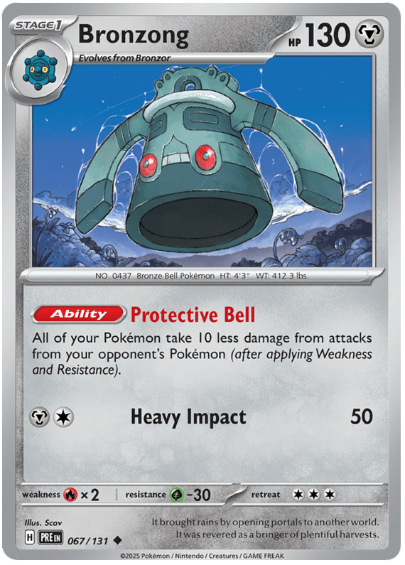 Bronzong 067/131 Uncommon | Scarlet & Violet – Prismatic Evolutions by Worth the XP on MYNTED