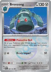 Bronzong (Master Ball Pattern) - SV: Prismatic Evolutions (PRE) by Poké Dubai on MYNTED