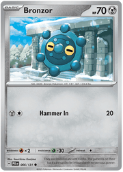 Bronzor 066/131 Common | Scarlet & Violet – Prismatic Evolutions by Worth the XP on MYNTED