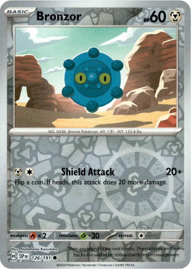Bronzor [Reverse Holo] 126 Pokemon Surging Sparks by Moe‘s Vault on MYNTED