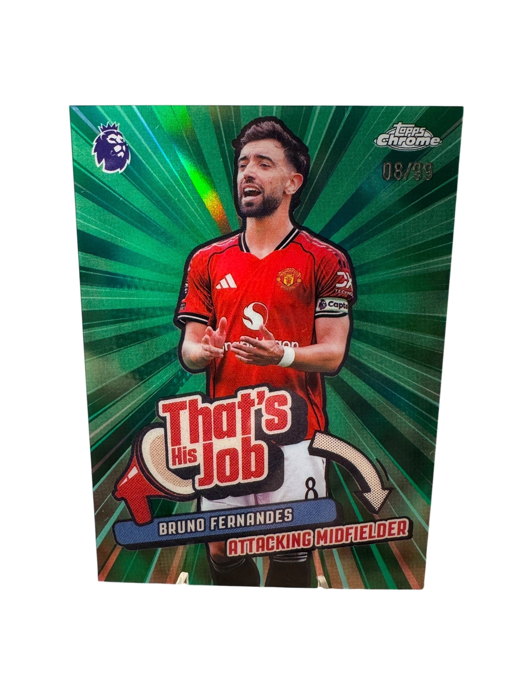 Bruno Fernandes - 08/99 - Man United - Topps Chrome Premier League 25/26