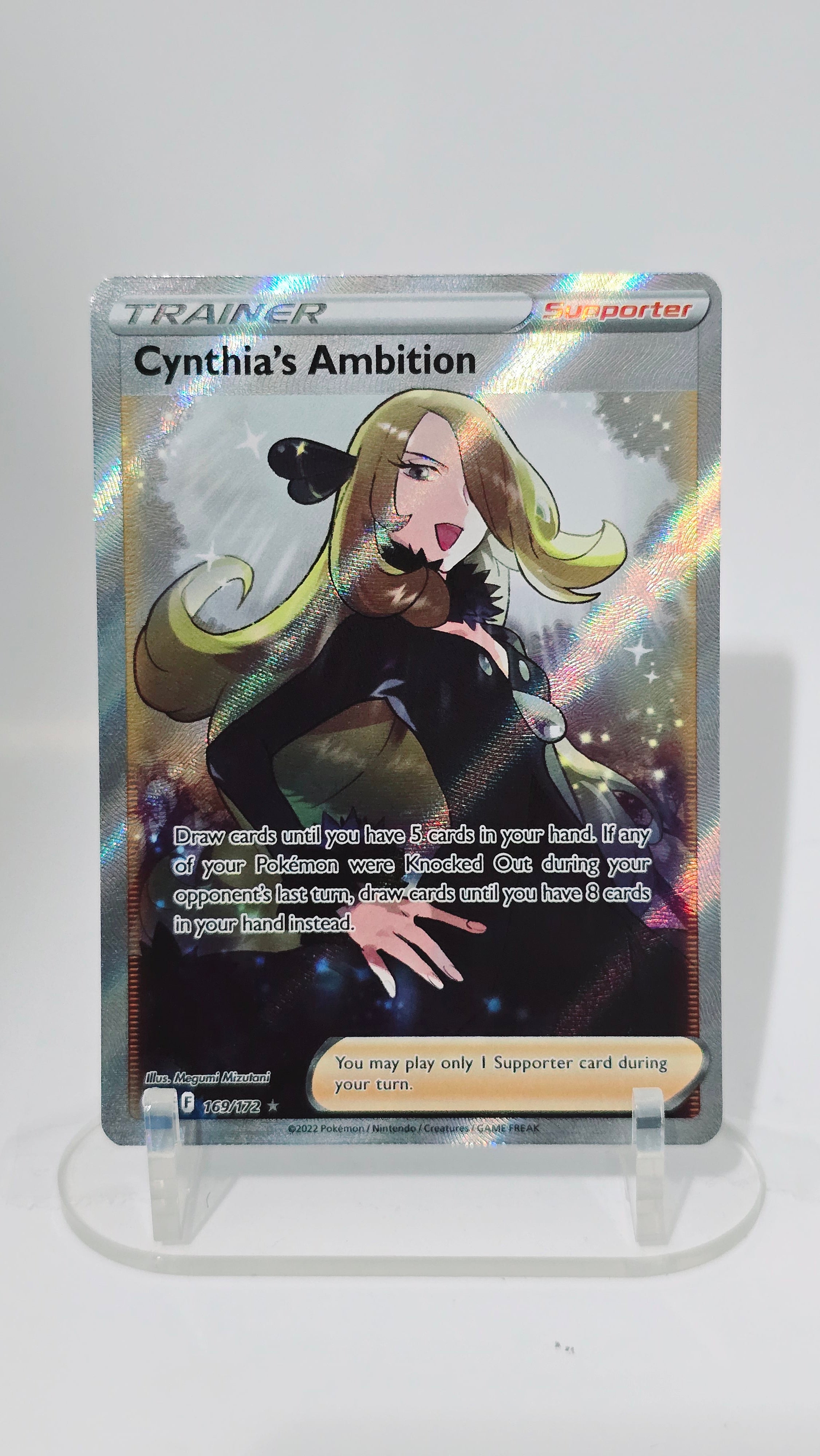 Cynthia's Ambition (Full Art) - Brilliant Stars - UR 169/172 - English