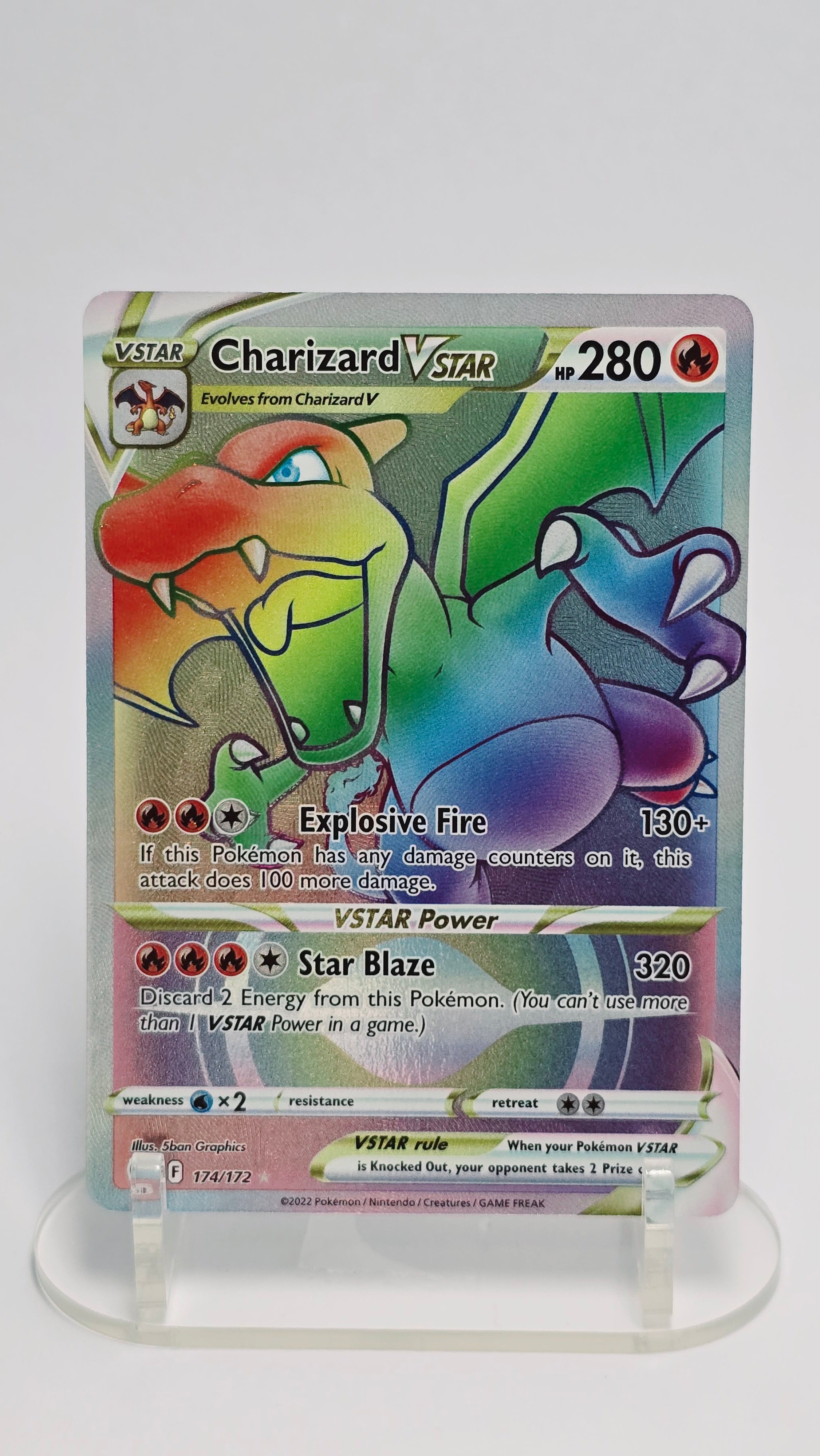 Charizard VSTAR (Secret) - Brilliant Stars - UR 174/172 - English
