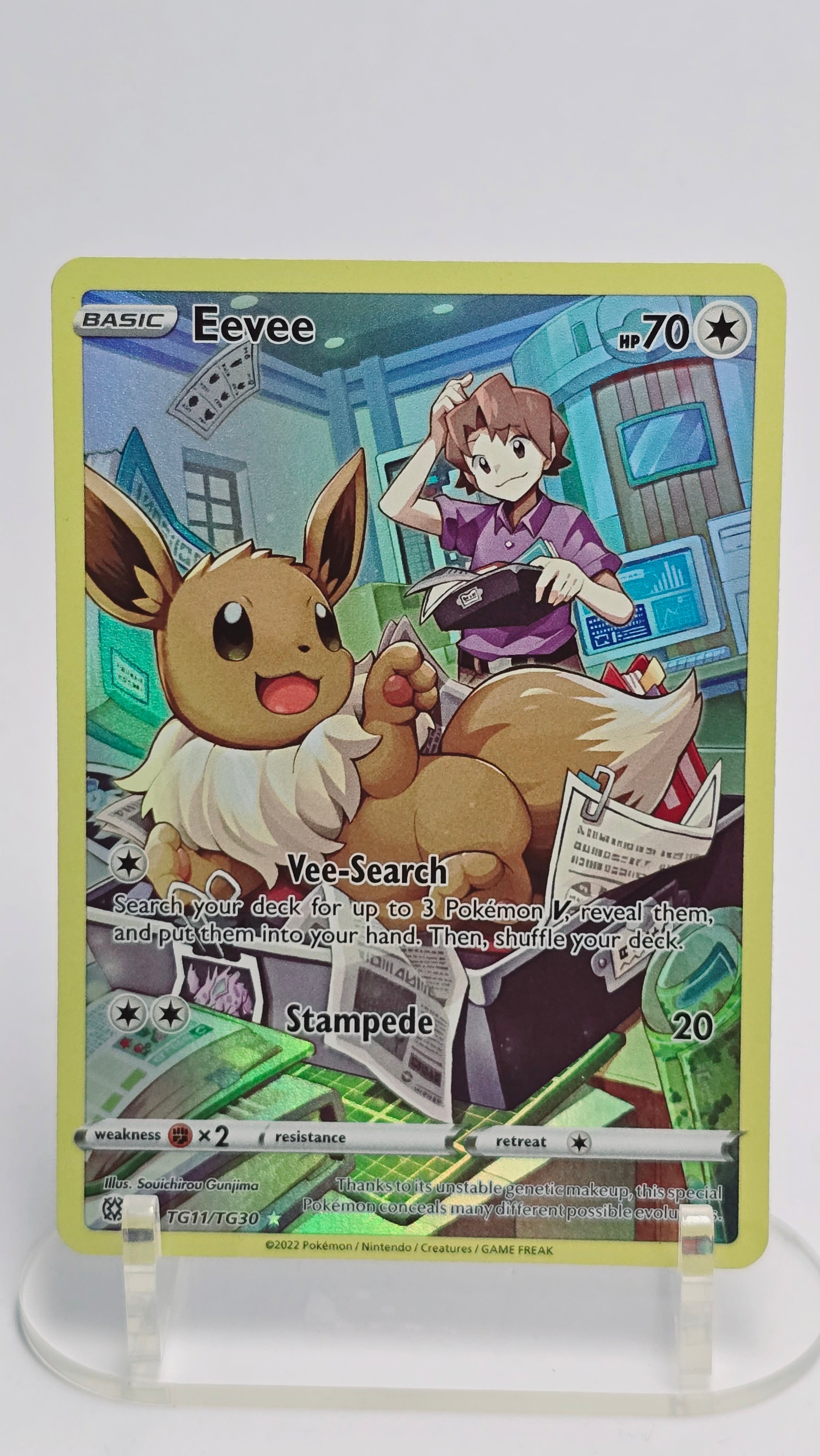 Eevee - Brilliant Stars Trainer Gallery - UR TG11/TG30 - English