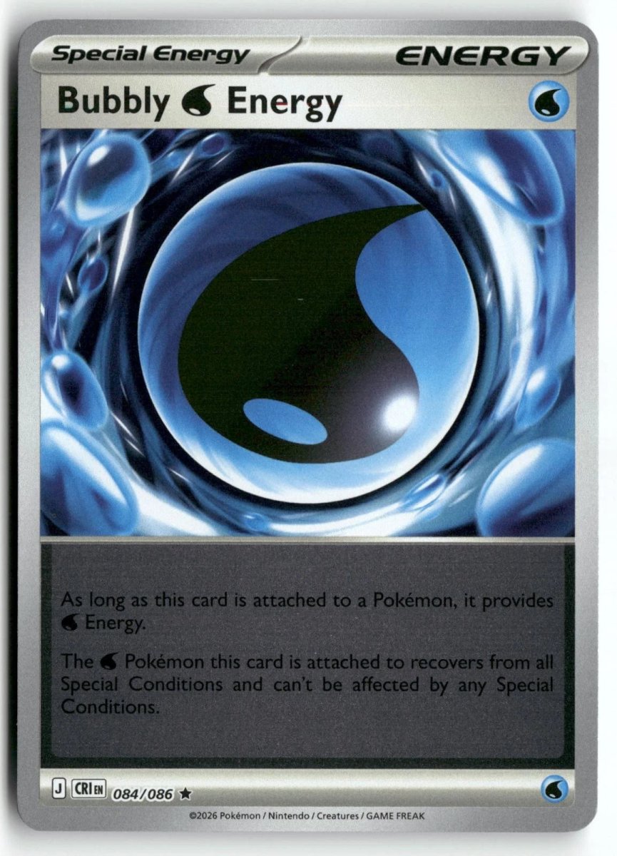 Bubbly W Energy - 084/086 (Reverse Holo) - Chaos Rising (CRI) ME04 by SAFAQATI on MYNTED