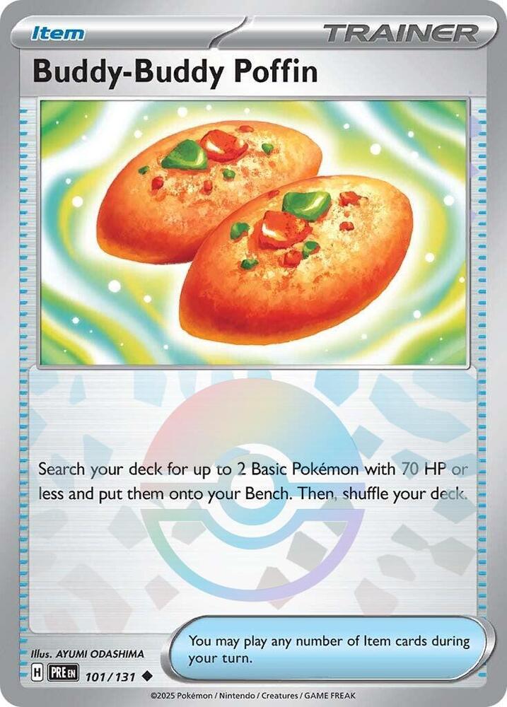 Buddy - Buddy Poffin - 101/131 (Poke Ball Pattern) - SV: Prismatic Evolutions (PRE) by SAFAQATI on MYNTED