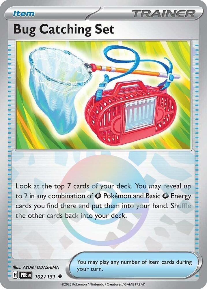 Bug Catching Set - 102/131 (Poke Ball Pattern) - SV: Prismatic Evolutions (PRE) by SAFAQATI on MYNTED