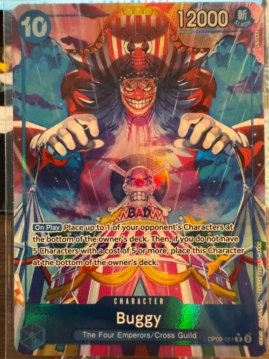 Buggy (Alt Art) OP09 - 051 English Emperors in the New World - One Piece Card - NM by Desert Pirates on MYNTED