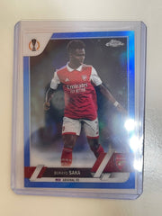 Bukayo Saka - 2022 - 23 Topps Chrome UCC Blue Parallel /150 by Card Market Ahuy on MYNTED