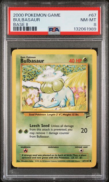 Bulbasaur - Base II - 67/130 by The Archive Stop on MYNTED