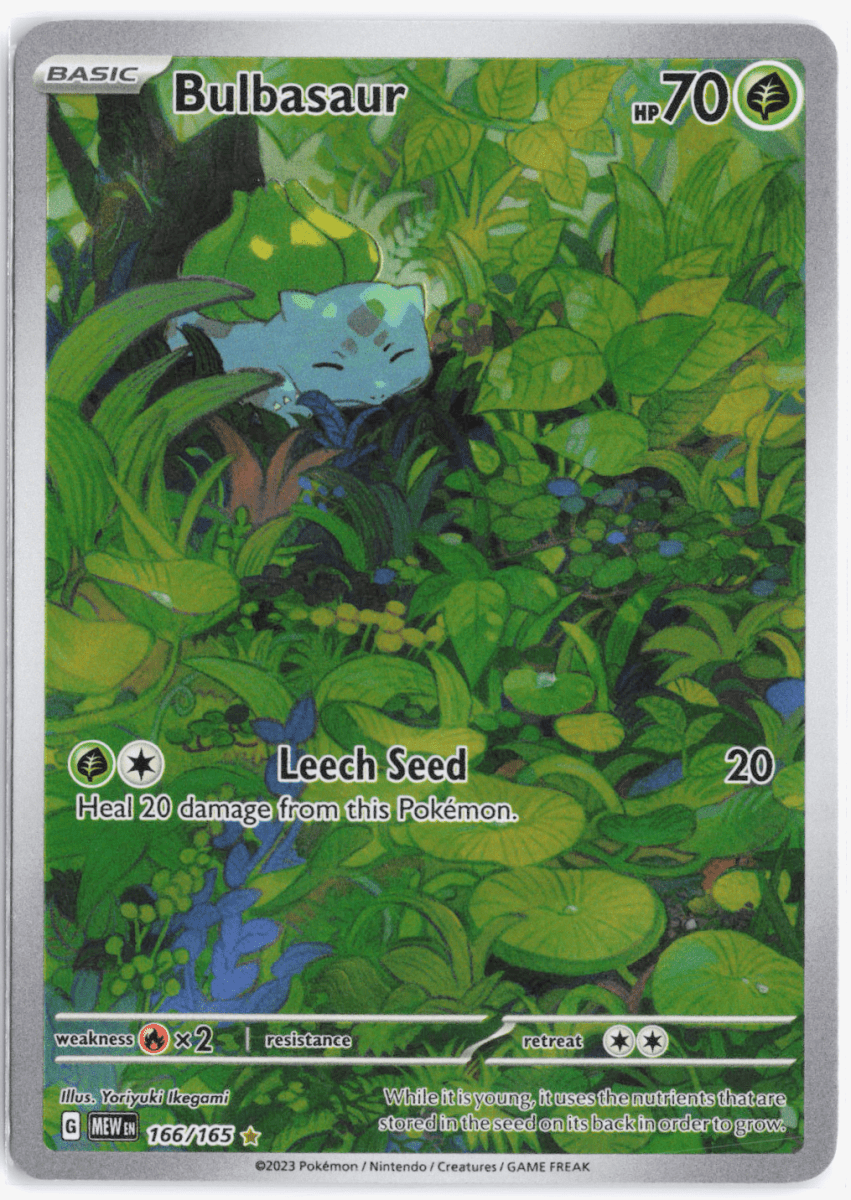 Bulbasaur SV: 151 Illustration Rare 166/165 by Schmutzfink TCG on MYNTED