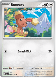 Buneary 083/131 Common | Scarlet & Violet – Prismatic Evolutions by Worth the XP on MYNTED