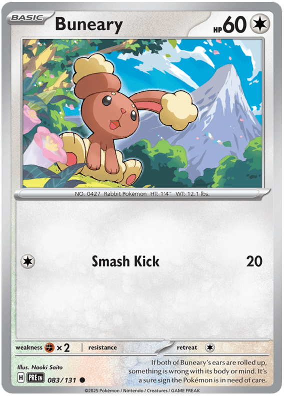 Buneary 083/131 Common | Scarlet & Violet – Prismatic Evolutions by Worth the XP on MYNTED