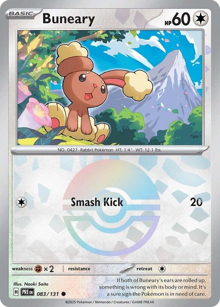 Buneary - 083/131 (Poke Ball Pattern) - SV: Prismatic Evolutions (PRE) by SAFAQATI on MYNTED