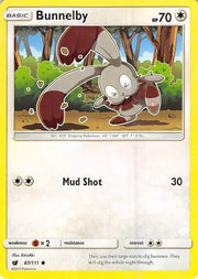 Bunnelby (Reverse Holofoil) Crimson Invasion Common 87/111 by PokeSource on MYNTED