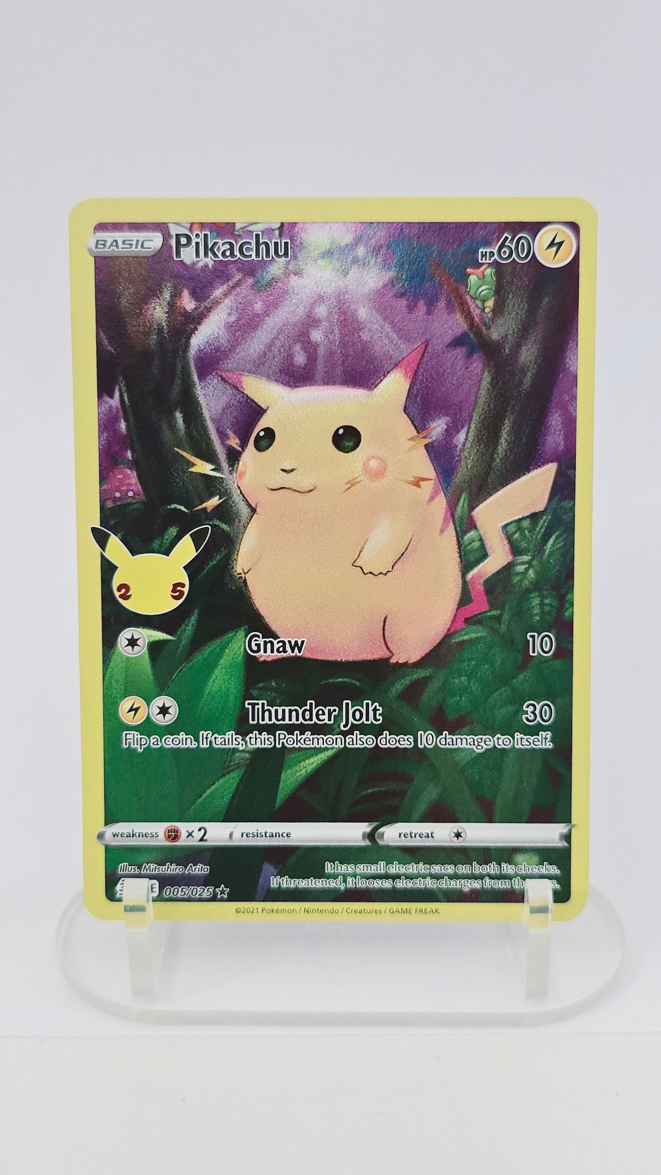 Pikachu - Celebrations - HR 005/025 - English