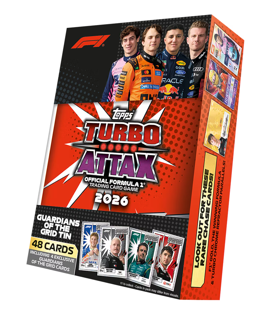 Topps Formula 1® 2026 Turbo Attax - Mega Tin - Guardians of the Grid