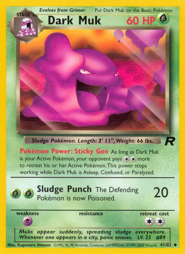 Dark Muk 41/82 - Team Rocket