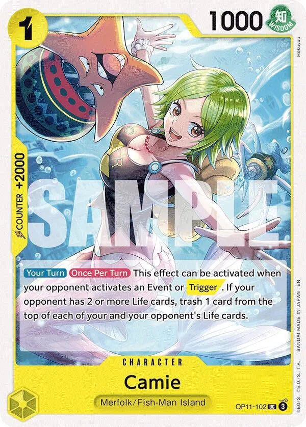 Camie OP11-102 (A Fist of Divine Speed) by Lmerj Collects on MYNTED