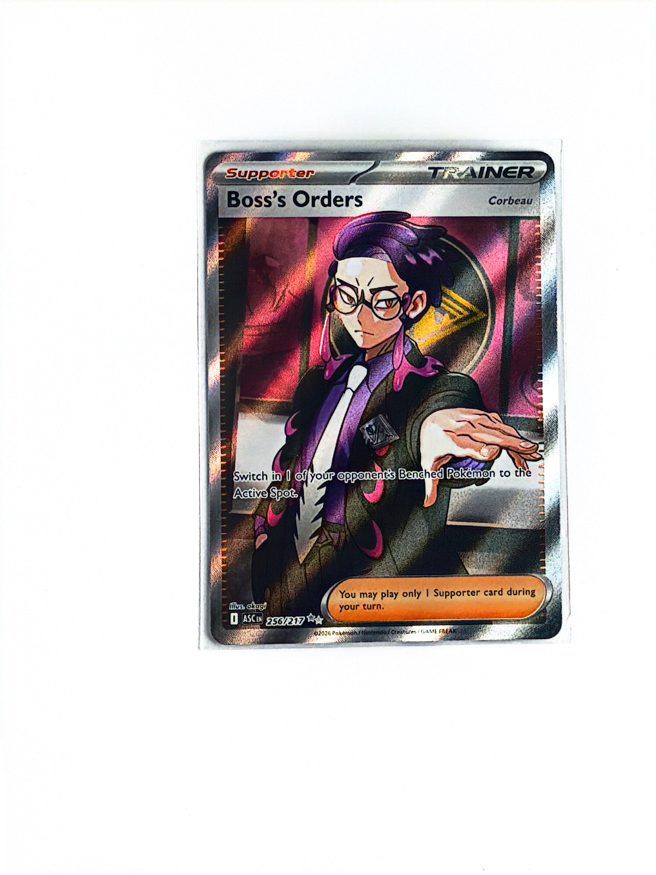 Pokemon - Boss's Orders [Corbeau] - 256/217 - ME: Ascended Heroes (ASC)