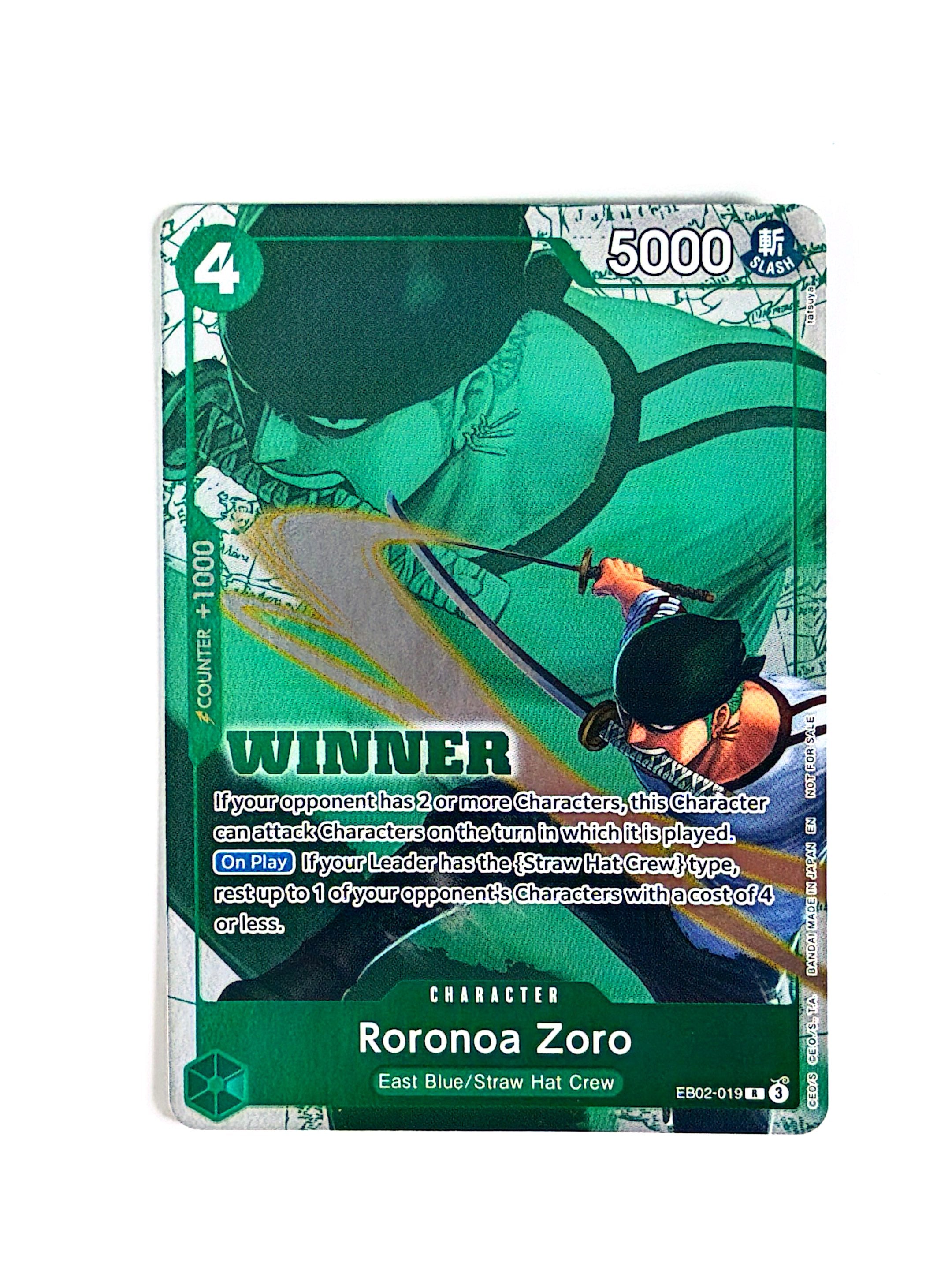 One Piece - Roronoa Zoro (Winner Pack 2025 Vol. 3) - One Piece Promotion Cards (OP-PR)