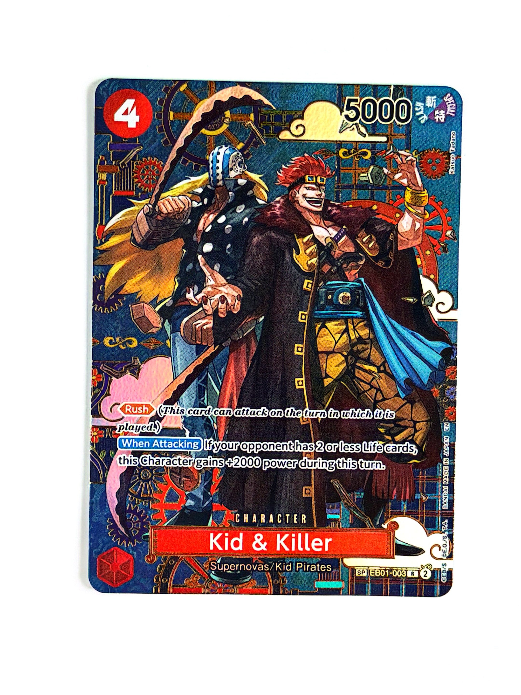 One Piece - Kid & Killer - EB01-003 (SP) - The Azure Sea's Seven (OP14)