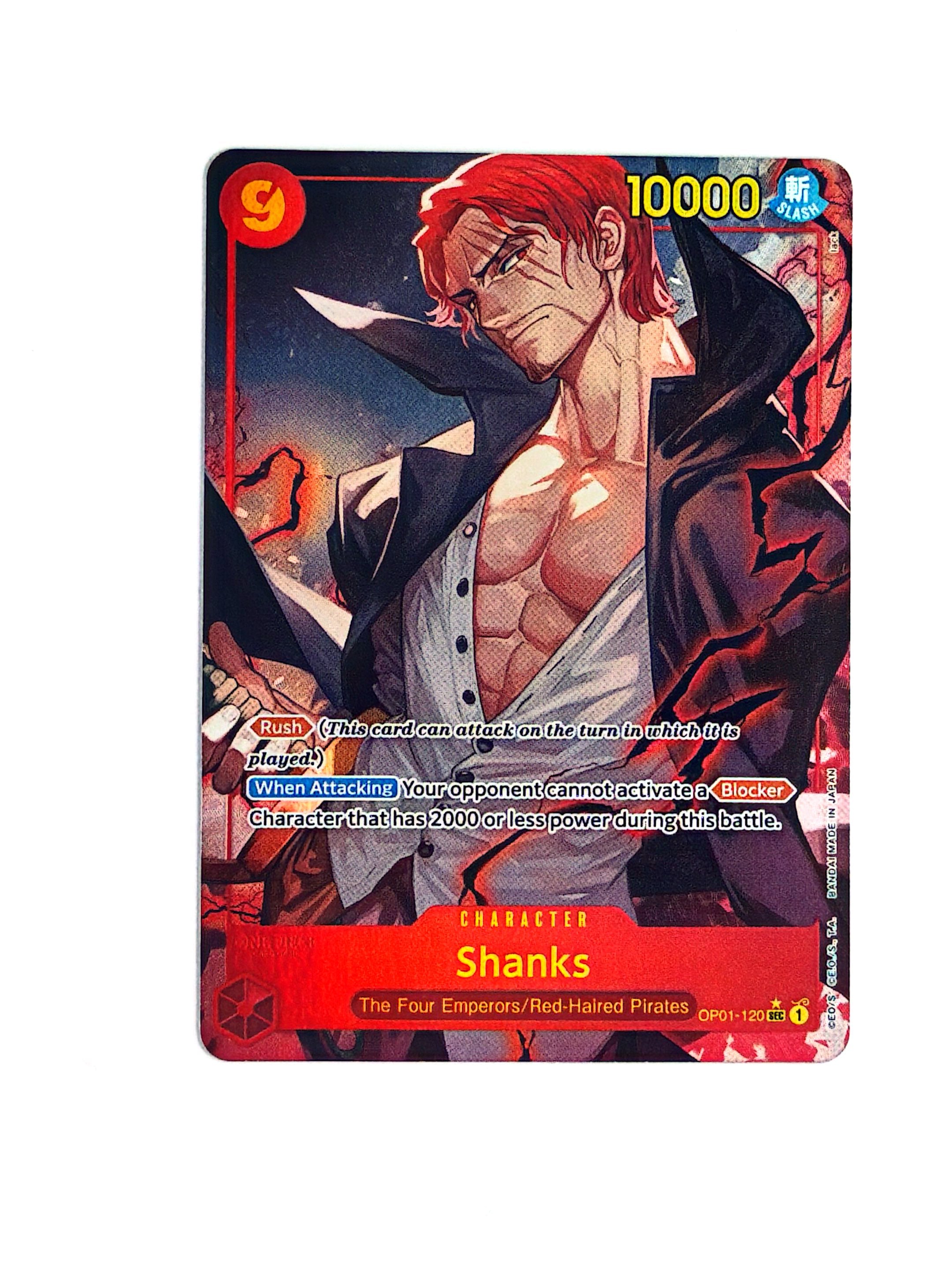 One Piece - Shanks (OP01-120) (Alternate Art) - Premium Booster -The Best- (PRB-01)