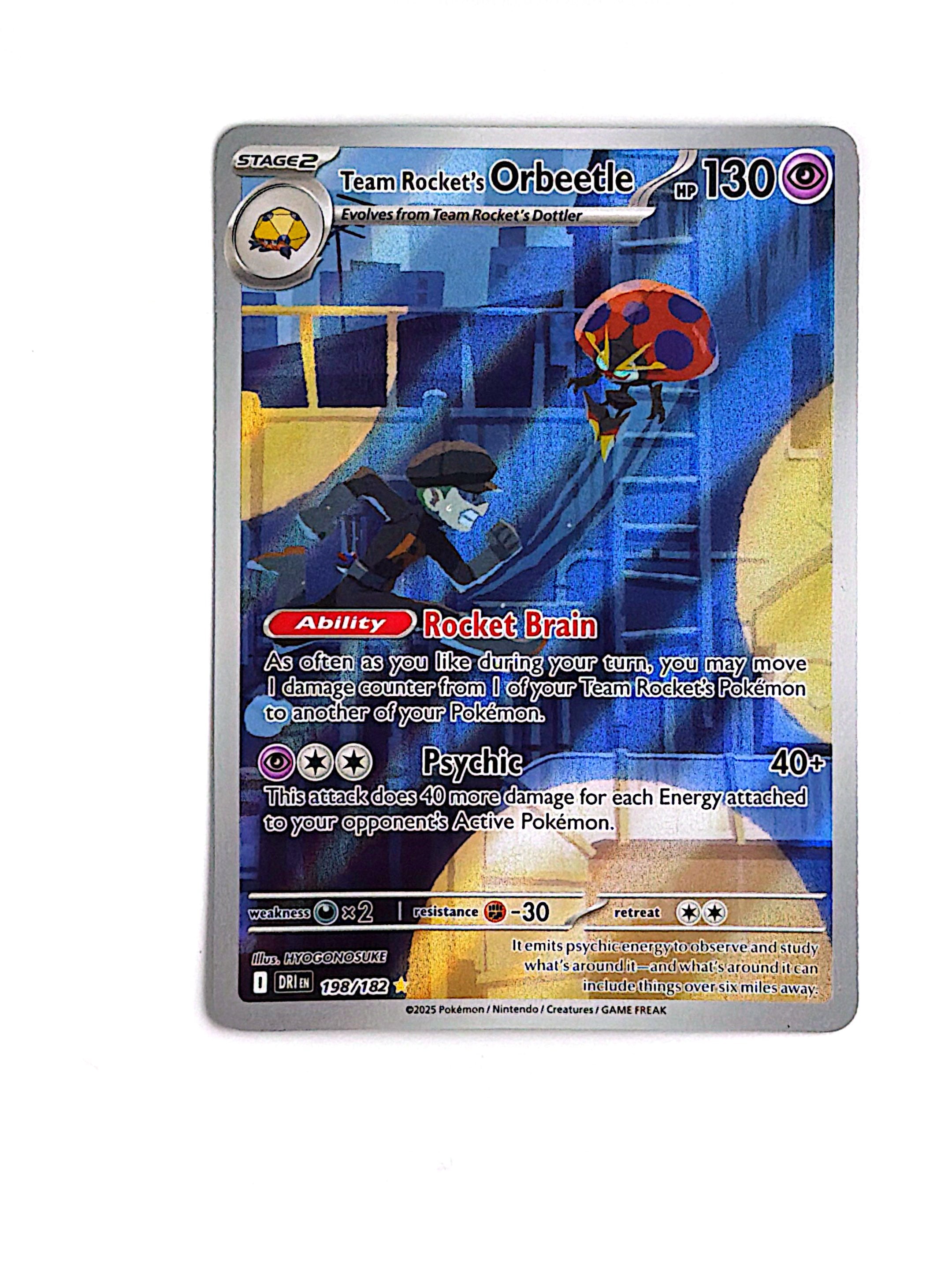 Pokemon - Team Rocket's Orbeetle - 198/182 - SV10: Destined Rivals (DRI)