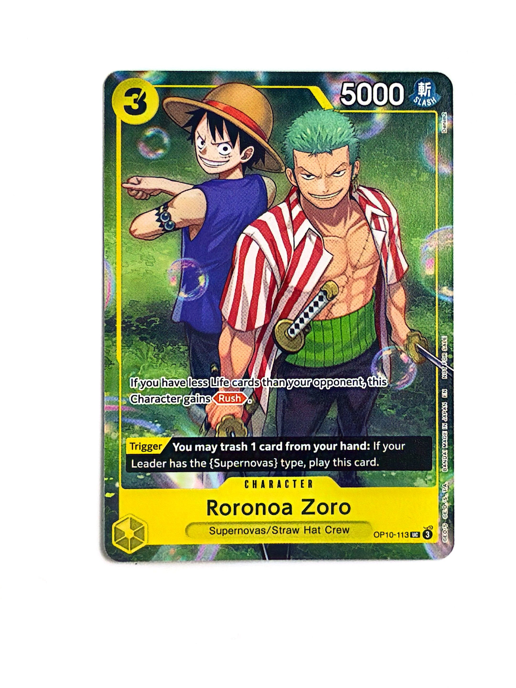One Piece - Roronoa Zoro (Learn Together Deck Set - Set Sail Event) - One Piece Promotion Cards (OP-PR)