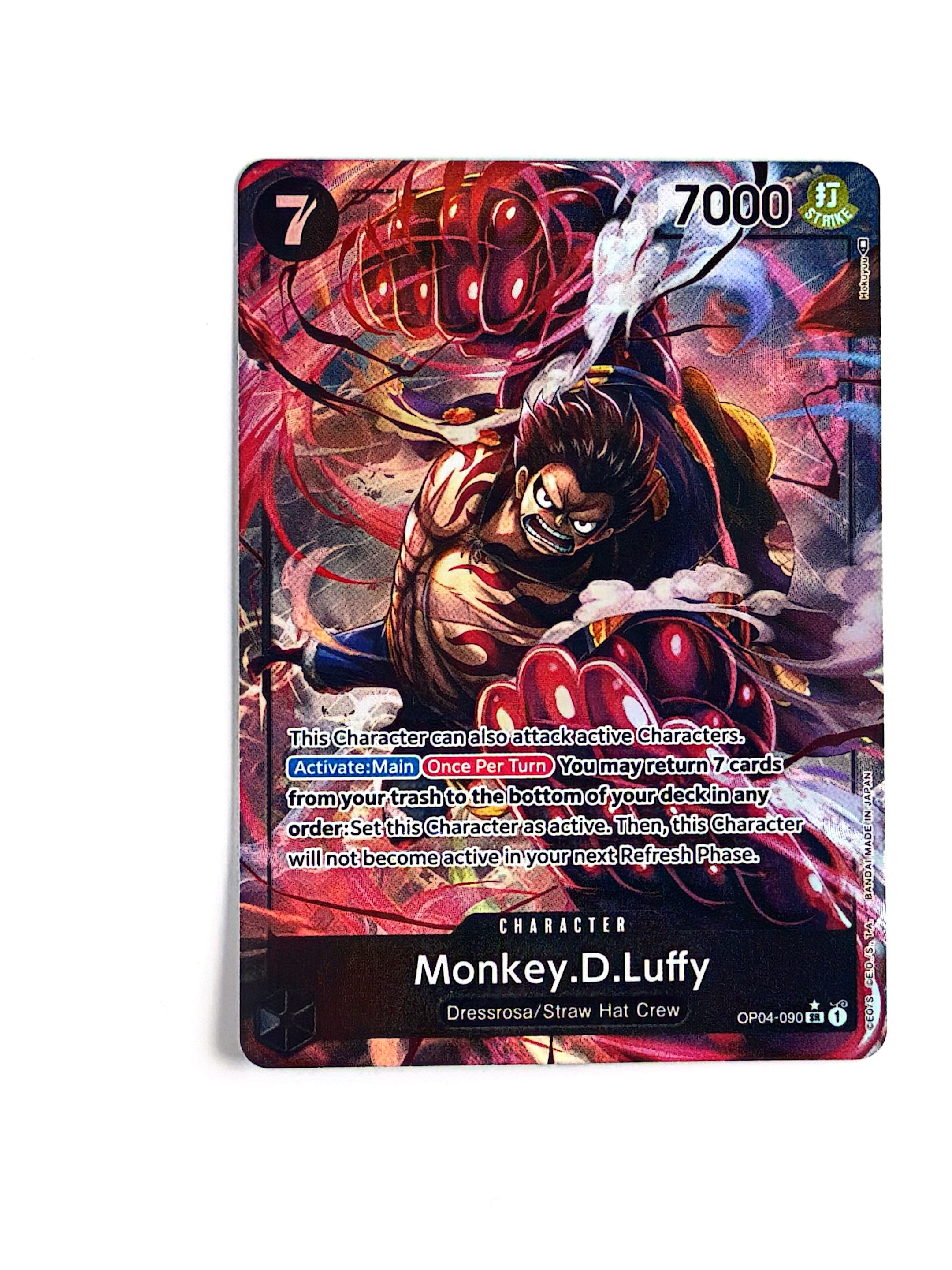 One Piece - Monkey D Luffy (090) (Alternate Art) - Kingdoms of Intrigue (OP04)