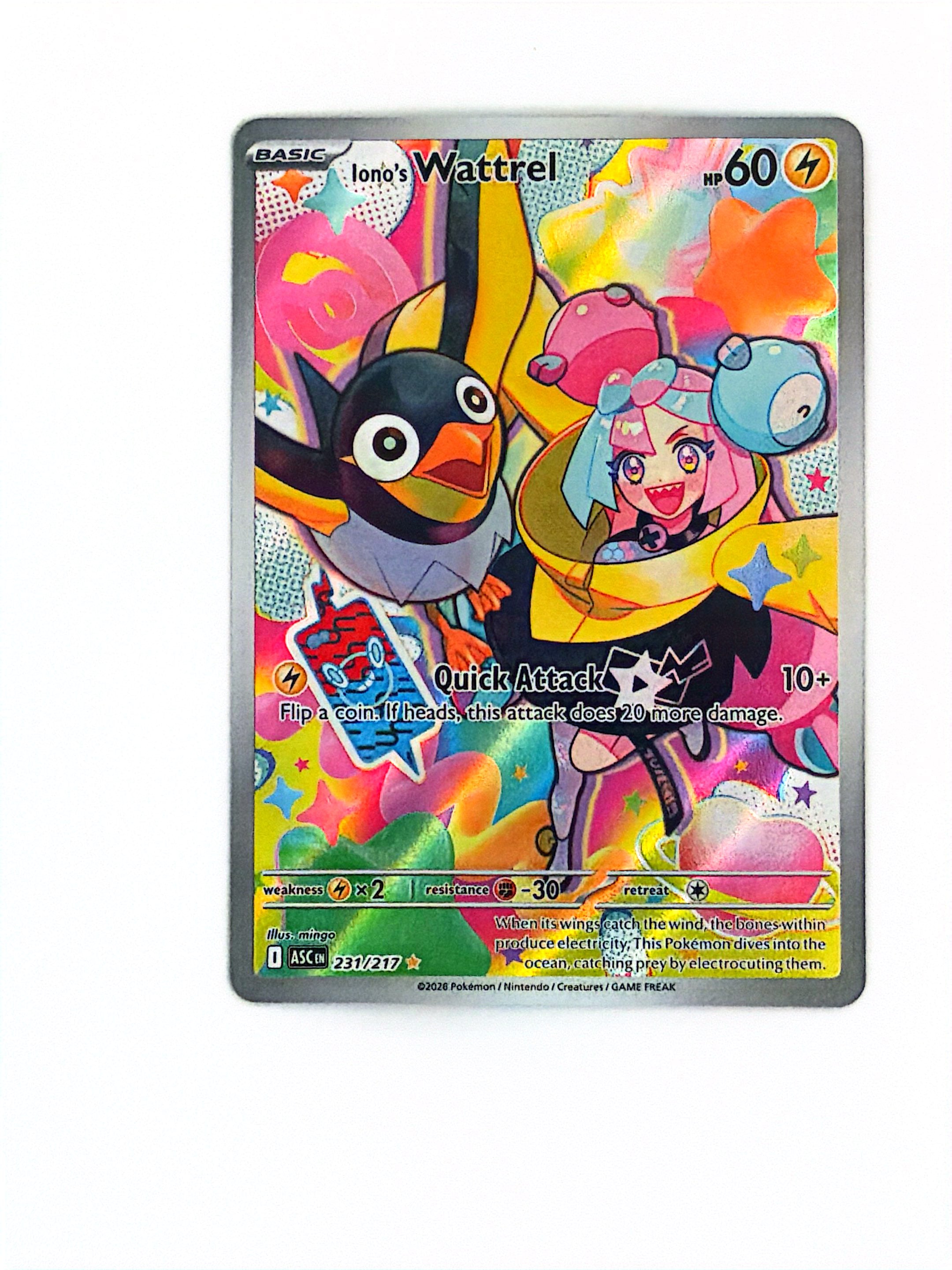 Pokemon - Iono's Wattrel - 231/217 - ME: Ascended Heroes (ASC)