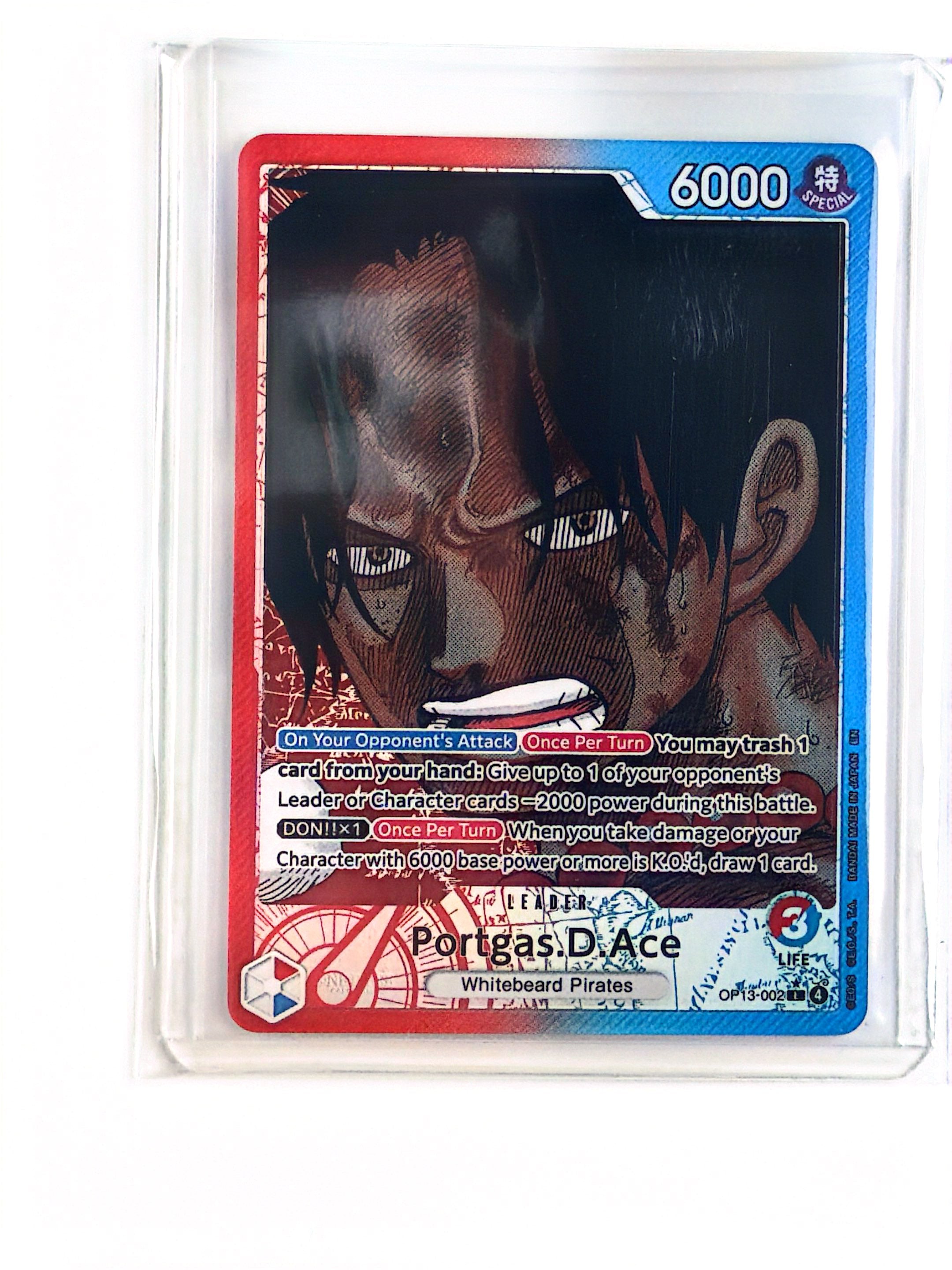 One Piece - Portgas D Ace (002) (Alternate Art) - Carrying On His Will (OP13)