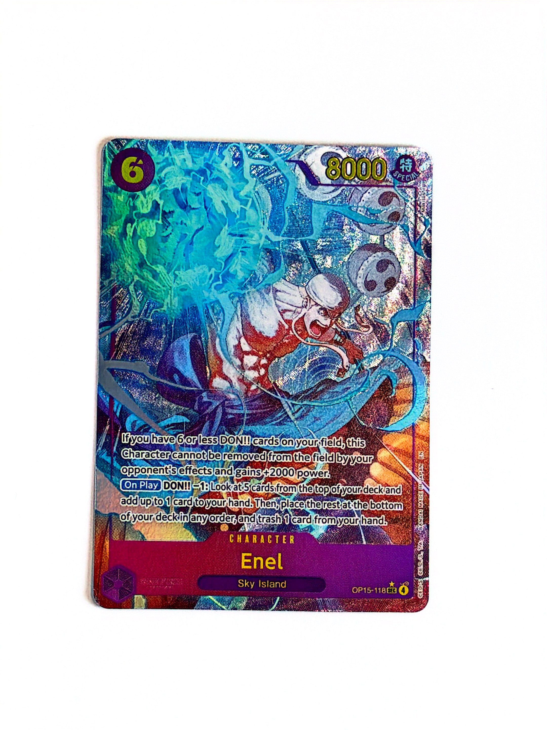 One Piece - Enel (OP15-118) (Alternate Art) - Adventure on Kami's Island (OP15-EB04)