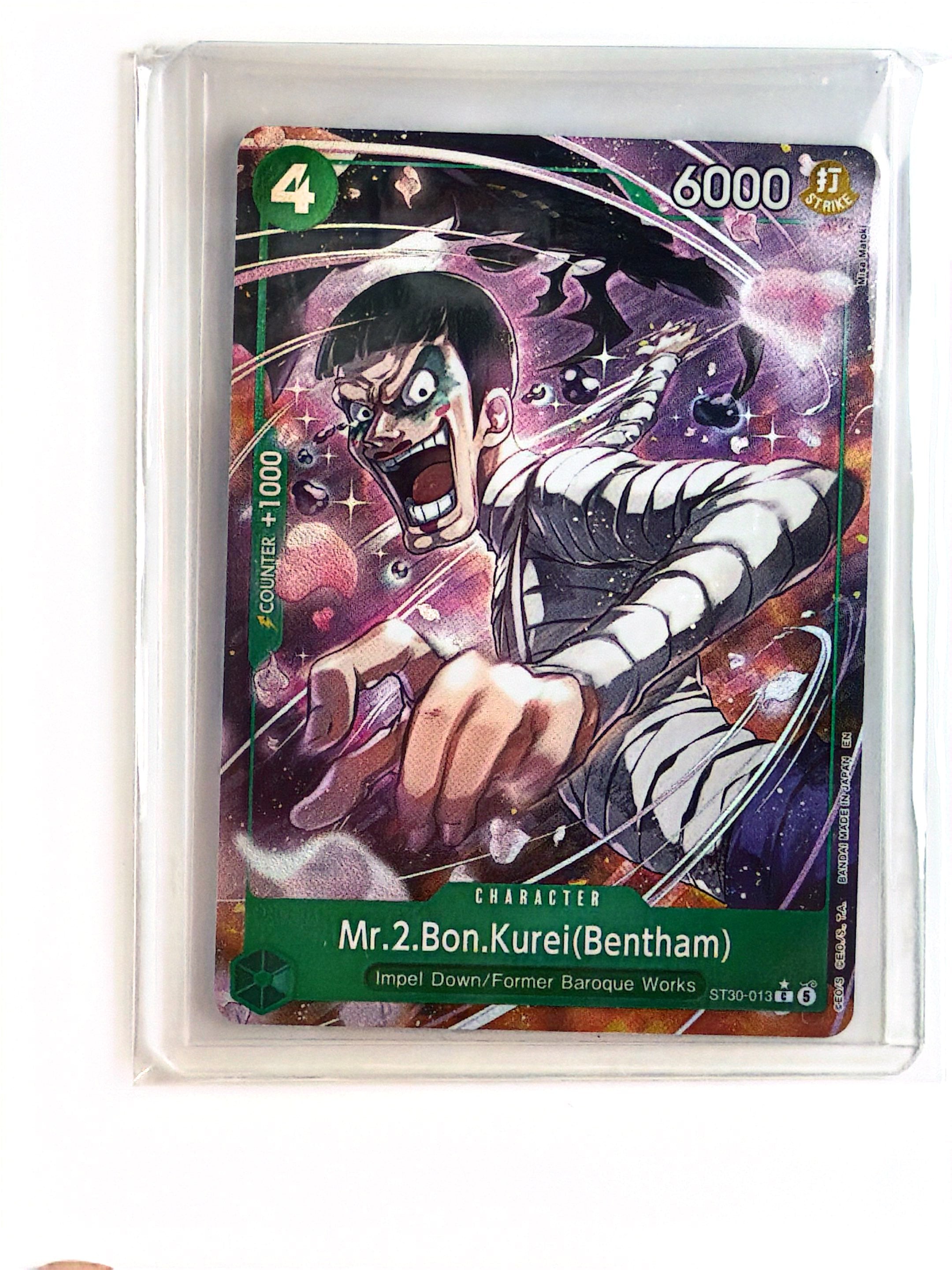 One Piece - Mr.2.Bon.Kurei(Bentham) (Full Art) - Starter Deck EX: Luffy & Ace (ST-30)