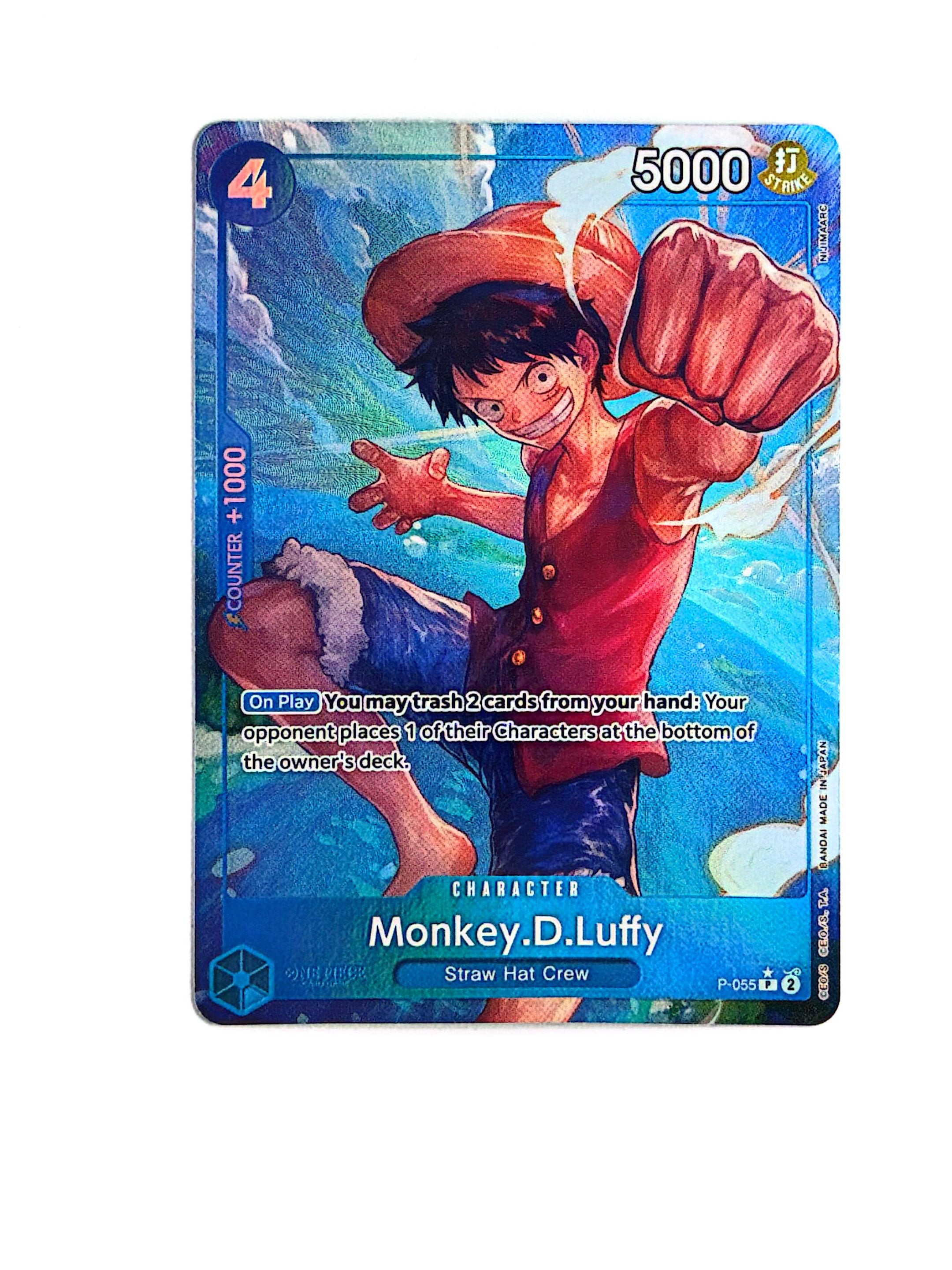 One Piece - Monkey D Luffy (P-055) (Full Art) - Premium Booster -The Best- (PRB-01)