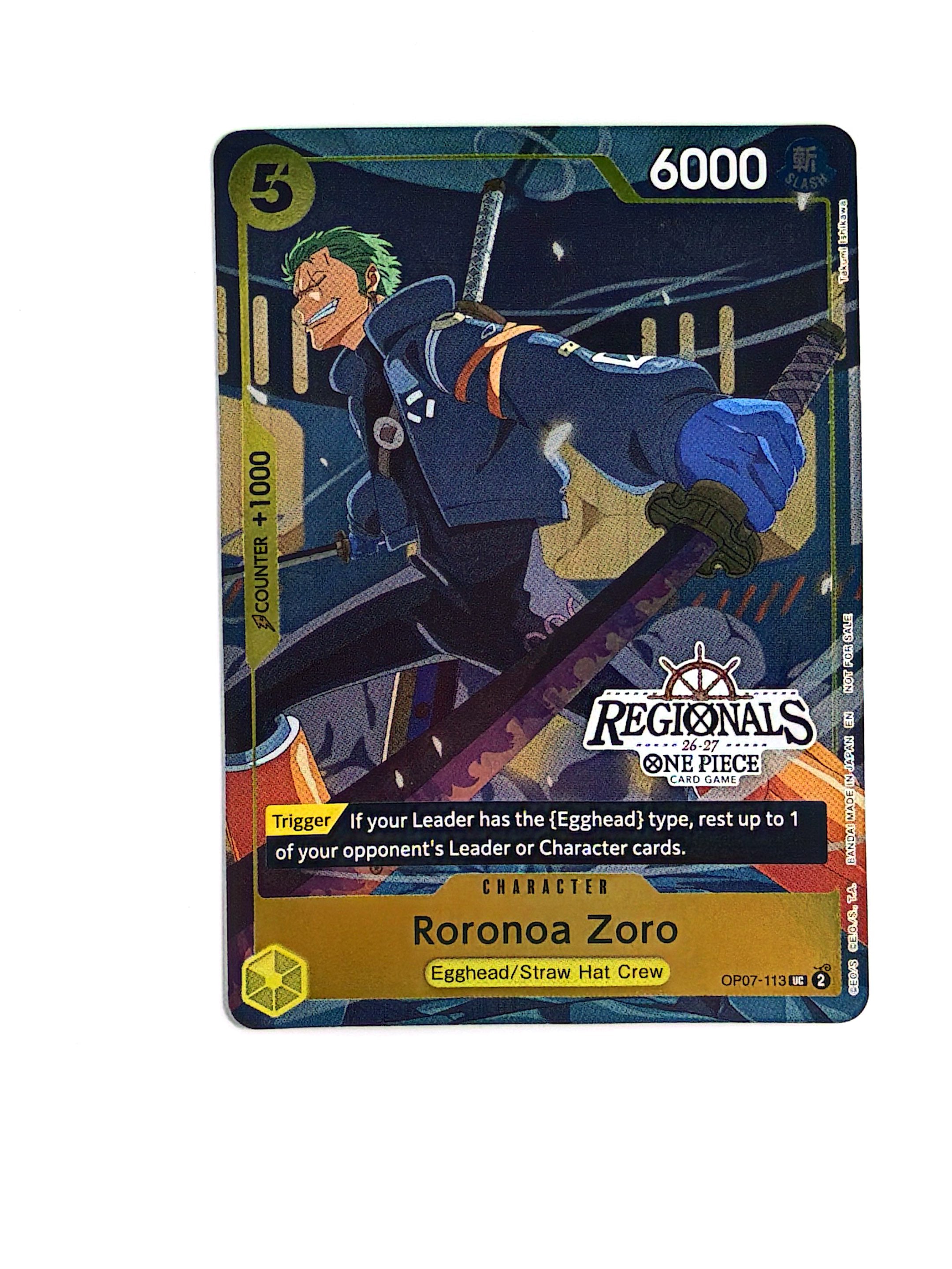 One Piece - Roronoa Zoro (113) (Regional Participation Pack 2026 Vol.1) - One Piece Promotion Cards (OP-PR)