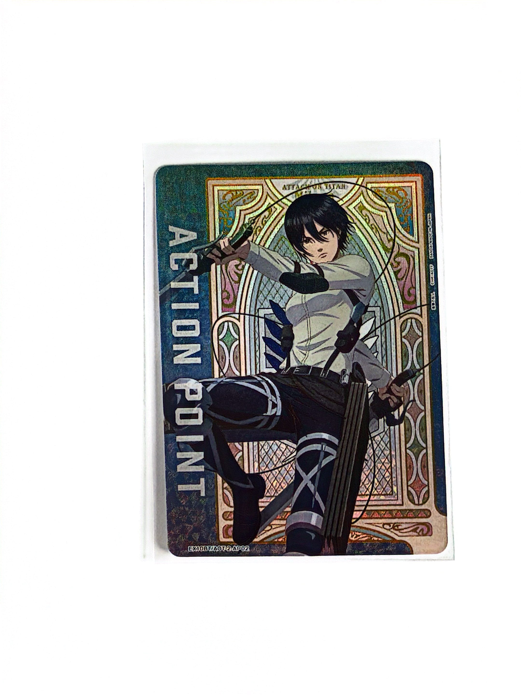 Union Arena - Attack on Titan - Action Point Bundle (3 Textured Cards) Eren, Mikasa, Armin