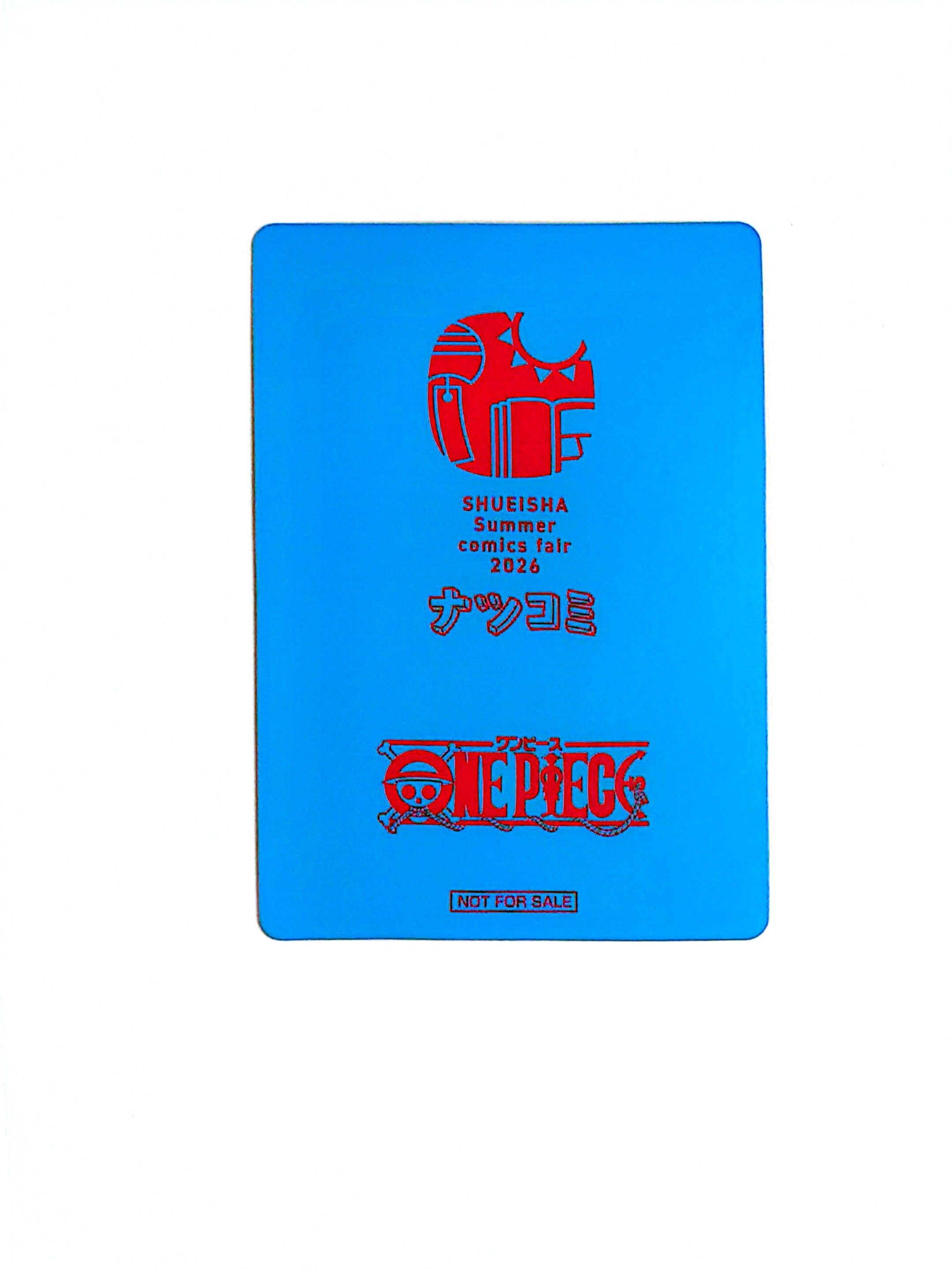 One Piece - Monkey D Luffy - Eiichiro Oda Signature - Weekly Shonen Jump Shueisha Official Natsucomi 2026 (Watermelon Luffy) (1)