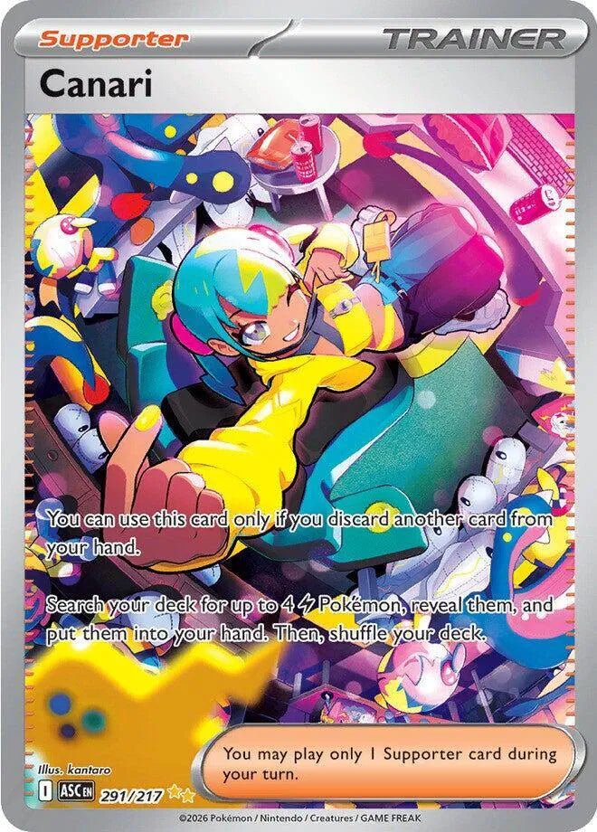 Canari 291/217 - Ascended Heroes - Special Illustration Rare by Light Collectibles on MYNTED