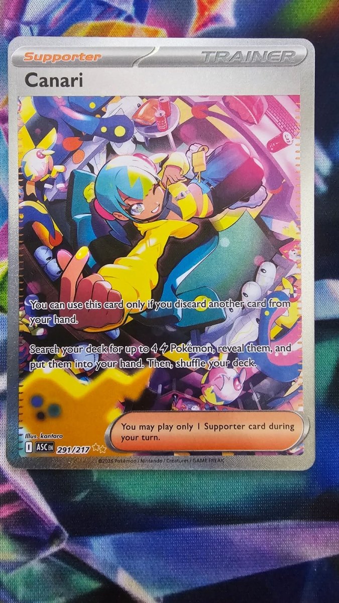 Canari 291/217 - Ascended Heroes - Special Illustration Rare by Light Collectibles on MYNTED
