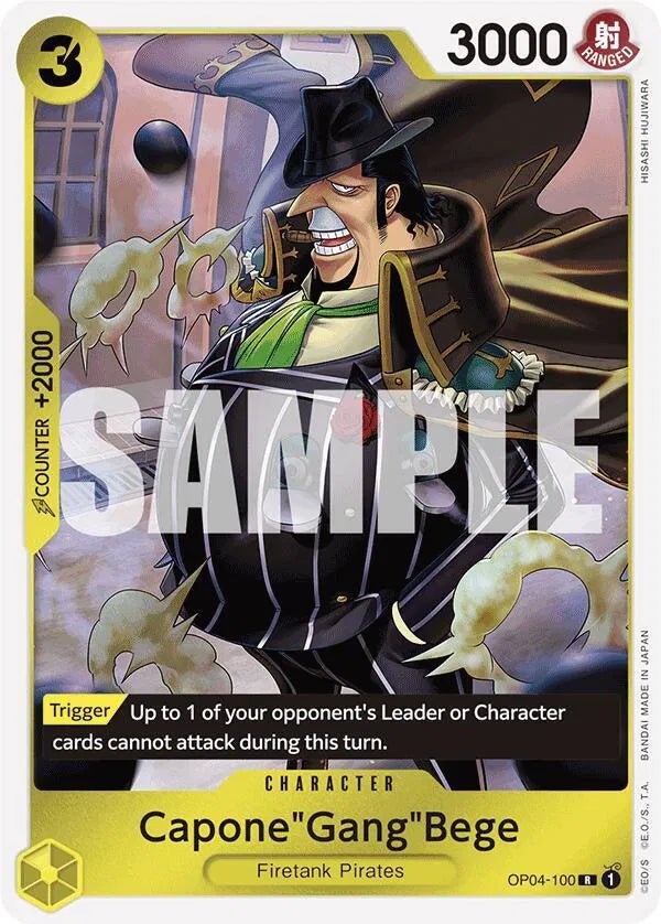 Capone"Gang"Bege (OP04 - 100) (Reprint) Premium Booster R OP04 - 100 by Schmutzfink TCG on MYNTED